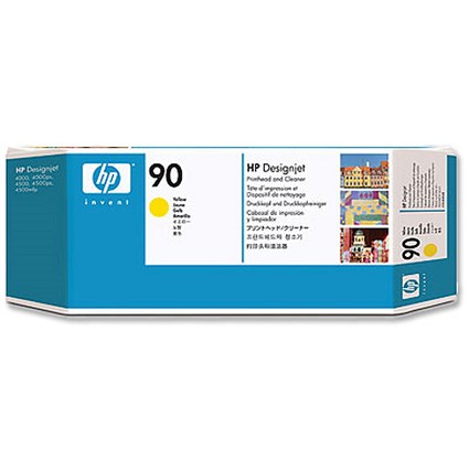 HP 90 Yellow Printhead and Printhead Cleaner