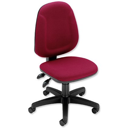 Trexus Plus High Back Chair / Asynchronous / Burgundy
