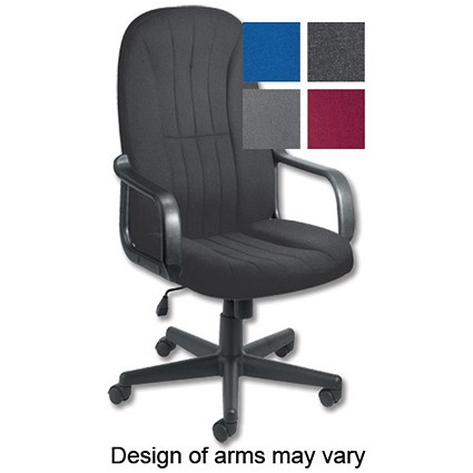 Trexus Plus High Back Armchair Managers W530xD510xH450-570mm Backrest H700mm Charcoal