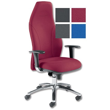 Trexus Posture Executive Armchair Very High Back H750mm Seat W535xD495xH430-540mm Burgundy