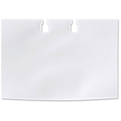 Durable Business Card Pockets for Visfiix / Transparent / Pack of 40