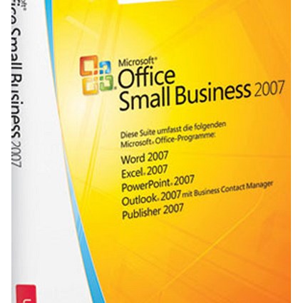 Microsoft Office 2007 Software Small Business Edition Upgrade Ref W87-01076
