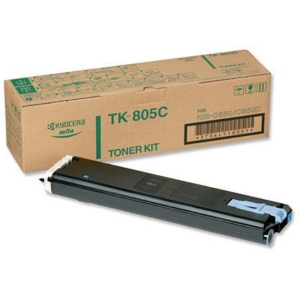 Kyocera Laser Toner Cartridge Cyan Ref TK805C