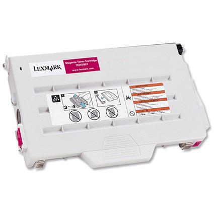 Lexmark Laser Toner Cartridge Page Life 7200pp Magenta Ref 15W0901