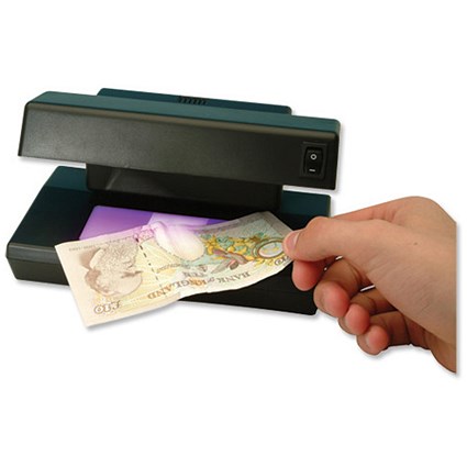 Helix Bank Note Checker Desktop Mains-powered UV Top 4W Fluorescent Under 4W