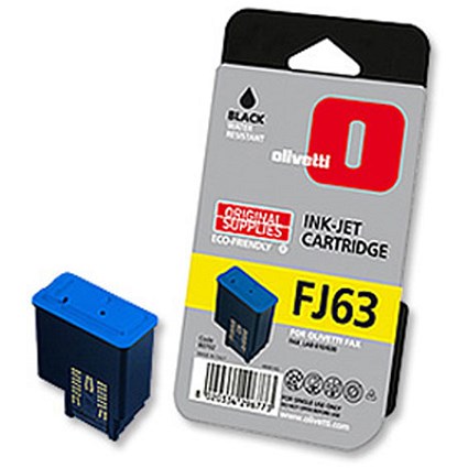Olivetti FJ63 Inkjet Cartridge Page Life 450pp Black [for Fax-Lab 610 630] Ref B0702