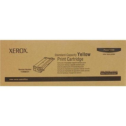 Xerox Phaser 6180 Yellow Laser Toner Cartridge
