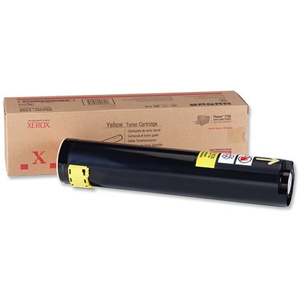 Xerox Laser Toner Cartridge Page Life 21000pp Yellow Ref 106R00655