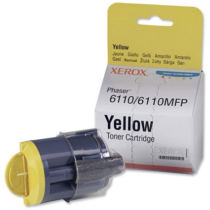 Xerox Laser Toner Cartridge Page Life 1000pp Yellow Ref 106R01273
