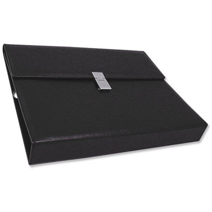 Masters De Luxe Easel Presenter 4-Ring Binding Clasp-locking Landscape A4