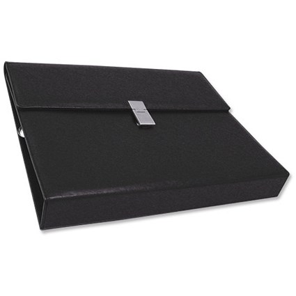 Masters De Luxe Easel Presenter 4-Ring Binding Clasp-locking with Carry Handle Landscape A3