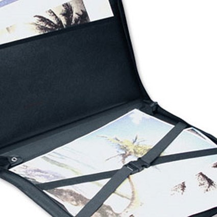 Masters Classic Portfolio Lightweight with Internal Pockets Gilt Corners and Spine Handle A3