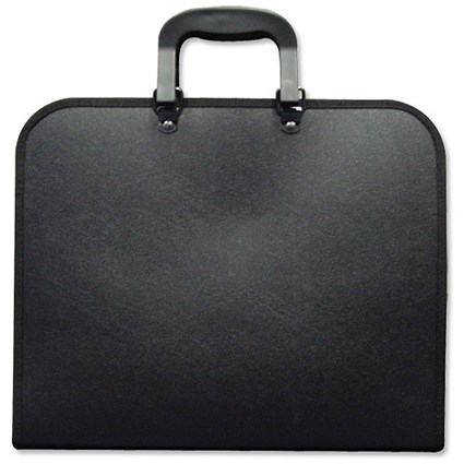 Masters Classic Portfolio Lightweight with Internal Pockets Gilt Corners and Spine Handle A4
