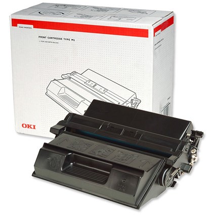 OKI Laser Toner Print Cartridge Page Life 15000pp Black Ref 9004058