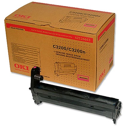 OKI Laser Drum Unit Page Life 14000pp Magenta Ref 42126663