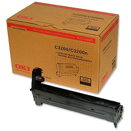 OKI Laser Drum Unit Page Life 14000pp Black Ref 42126665