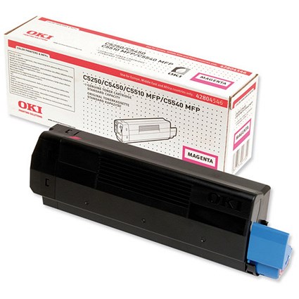 OKI Laser Toner Cartridge Page Life 3000pp Magenta Ref 42804546