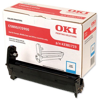 Oki C5900 Cyan Image Drum