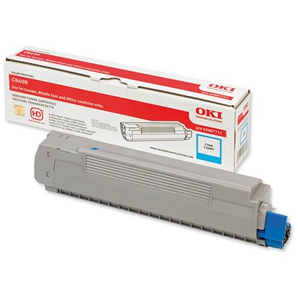 Oki 43487711 Cyan Laser Toner Cartridge