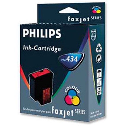 Philips Fax Inkjet Cartridge Page Life 150pp Colour Ref PFA 434