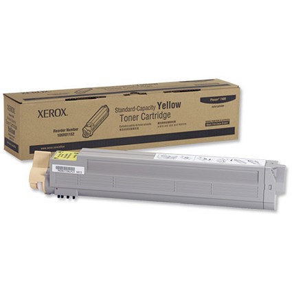 Xerox Laser Toner Cartridge Page Life 9000pp Yellow Ref 106R01152