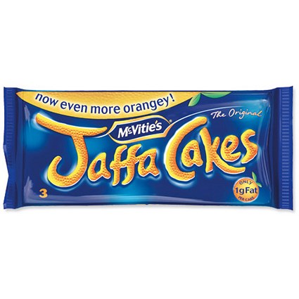 McVities Jaffa Cakes, 3 Cakes per Minipack, Pack of 24