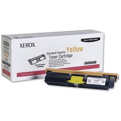 Xerox Laser Toner Cartridge Page Life 1500pp Yellow [for Phaser 6115/6120] Ref 113R00690