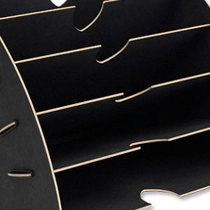 Fellowes Earth Organiser File Recycled Compressed Fibre Board A4 Black