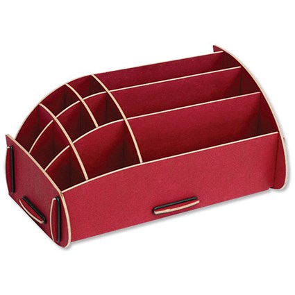 Fellowes Earth Organiser Tray Recycled Compressed Fibre Board A4 Red
