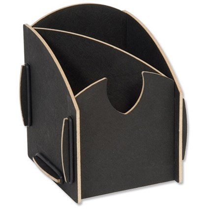 Fellowes Earth Pen Holder Recycled Compressed Fibre Board Black
