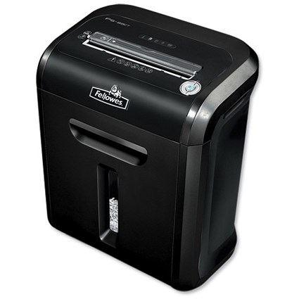 Fellowes Powershred PS-63t Shredder Strip Cut 5.8mm DIN2 23L Bin W390xD265xH505mm Ref 3106301