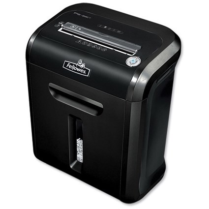 Fellowes Powershred PS-68Ct Shredder Cross Cut 3.9x50mm DIN3 23L Bin W390xD265xH505mm Ref 3106801