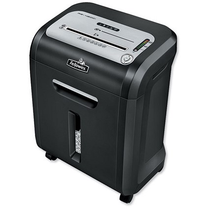 Fellowes MS-460Ci Shredder Microshred SafeSense Cross Cut 2x8mm DIN4 W390xD330xH686mm Ref 3246701