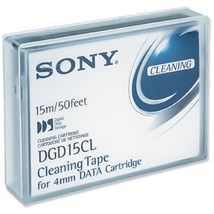 Sony 4mm Cleaning Tape Cartridge 50 Cleanings 15m [for DDS and DAT 72 Drives]