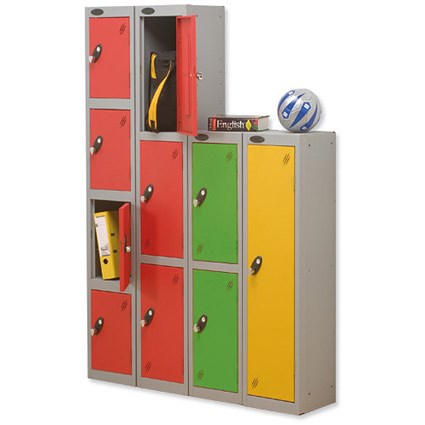 Trexus 2 Door Locker Hasp and Staple Lock ACTIVECOAT W305xD305xH1220mm Silver Green