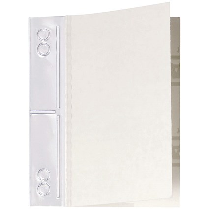 Durable Filefix Maxi A4 self-adhesive Filing Strip, Clear, Pack of 50