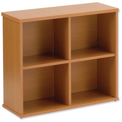 Trexus Plus Desk High Bookcase W800xD310xH725mm Beech
