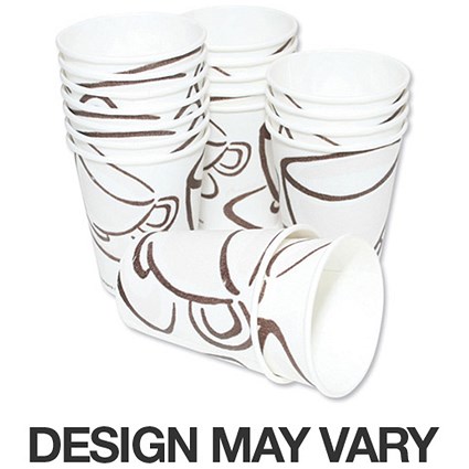 Insulated Cups Waxed for Hot Beverages / 236ml / Pack of 34