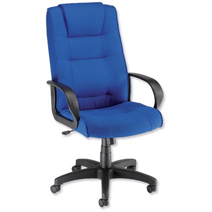 Trexus Intro Managers High Back Armchair - Blue