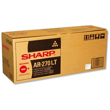 Sharp Copier Toner Cartridge Page Life 25000pp Black Ref AR270LT