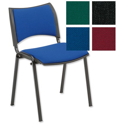 Trexus Plus Stacking Chair Back H325mm W480xD450xH460mm Blue