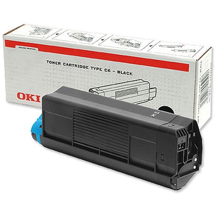 OKI Laser Toner Cartridge Page Life 3000pp Black Ref 42804516