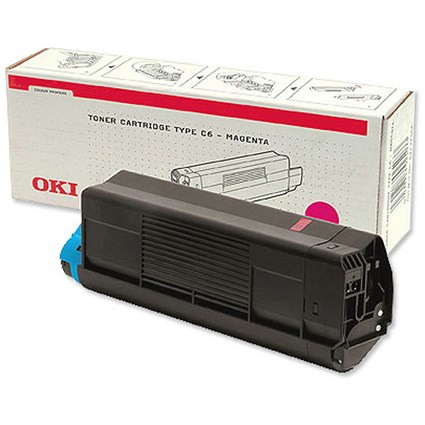 OKI Laser Toner Cartridge Page Life 3000pp Magenta Ref 42804514