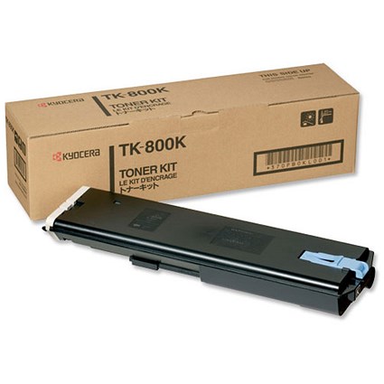 Kyocera TK-800K Laser Toner Cartridge Page Life 25000pp Black Ref 370PB0KL