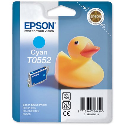 Epson T0552 Cyan Inkjet Cartridge
