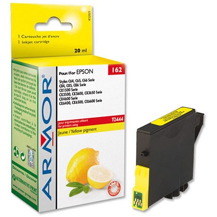 Armor Compatible Inkjet Cartridge High Yield Yellow [Epson DURABrite T044440 Equivalent] Ref K12025