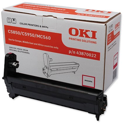 Oki 43870022 Magenta Laser Drum Unit