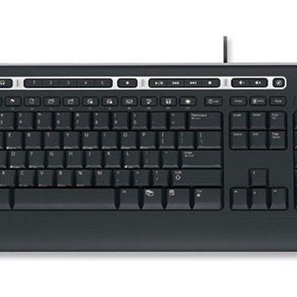 Microsoft Digital Media 3000 Keyboard USB Ultra-thin with Windows Flip 3D Key 5 Hot Keys
