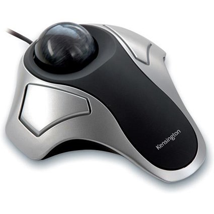 Kensington Orbit Optical Trackball Mouse, Wired, Grey