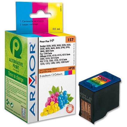 Armor Compatible Inkjet Cartridge 3 Colour [HP No. 28 C8728AE Equivalent] Ref K20114